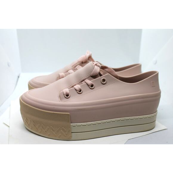 Melissa Ulitsa Pink Jelly Platform Sneakers sz US 8 - Picture 1 of 6